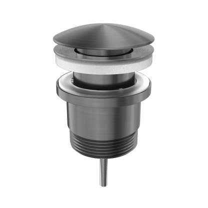Universal Pop Up Waste Gun Metal