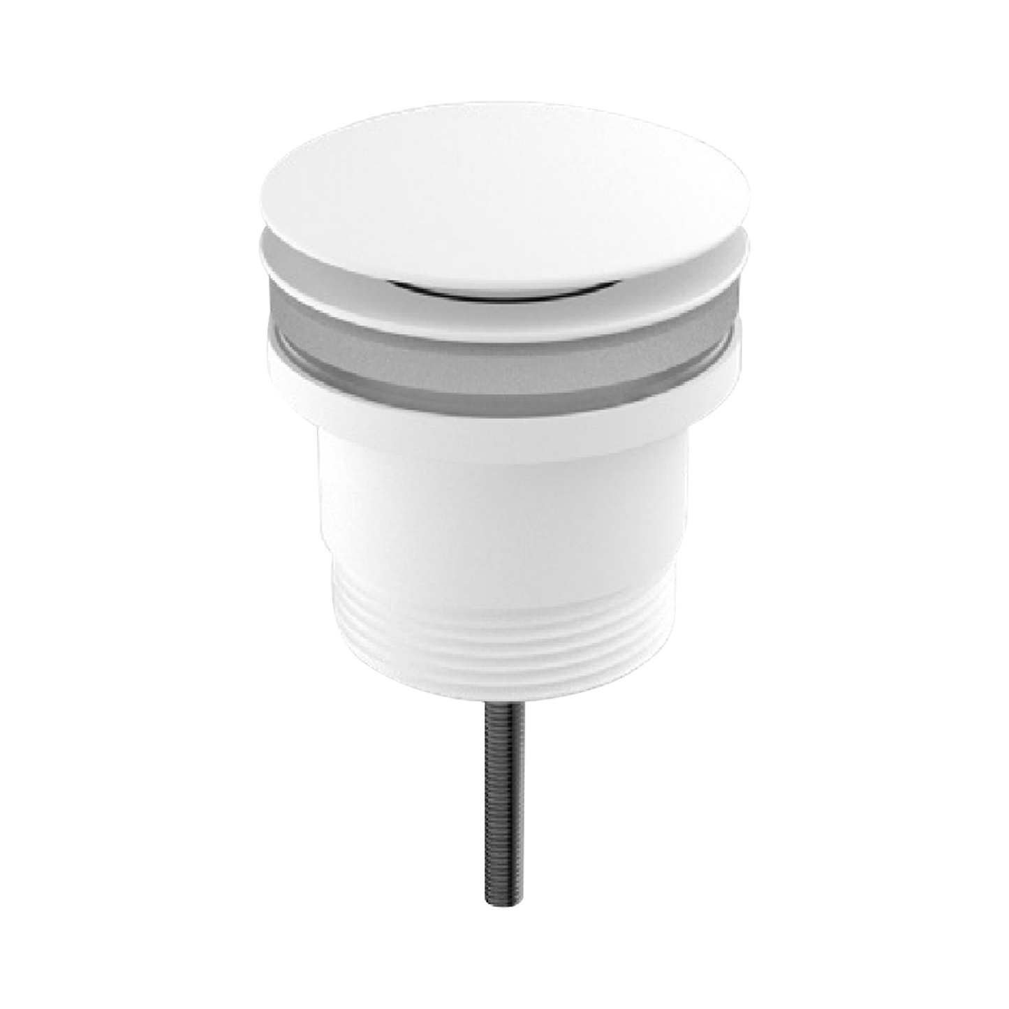 Universal Pop Up Waste Matte White
