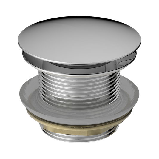 40mm Bath Pop-Up Plug With Removable Waste No Overflow Chrome