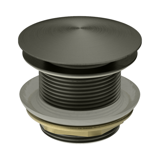 40mm Bath Pop-Up Plug With Removable Waste No Overflow Graphite