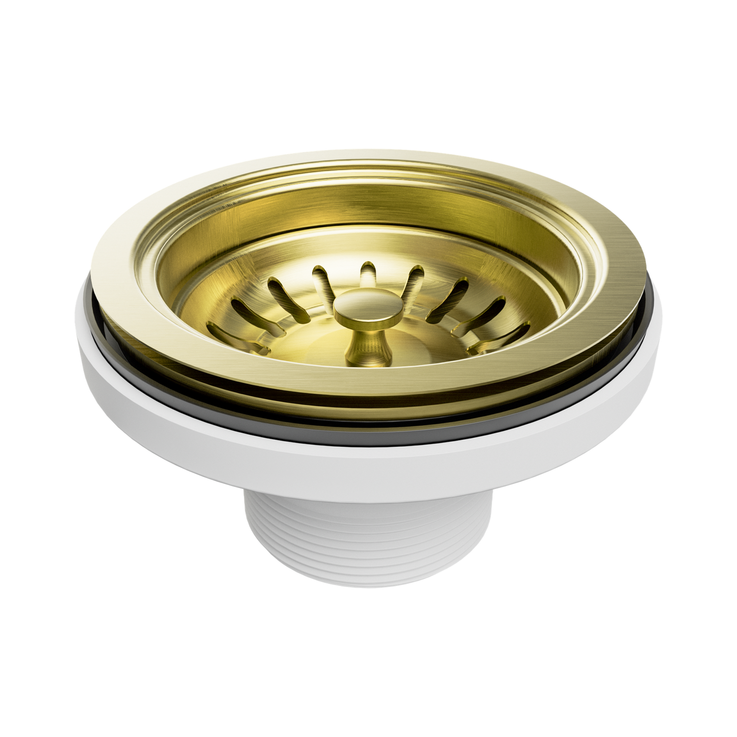 Kitchen Sink Basket Waste Brushed Gold