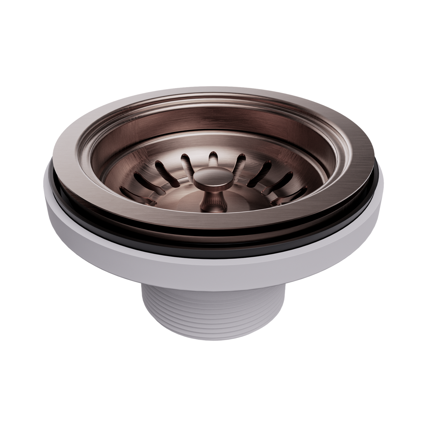 Kitchen Sink Basket Waste Brushed Bronze