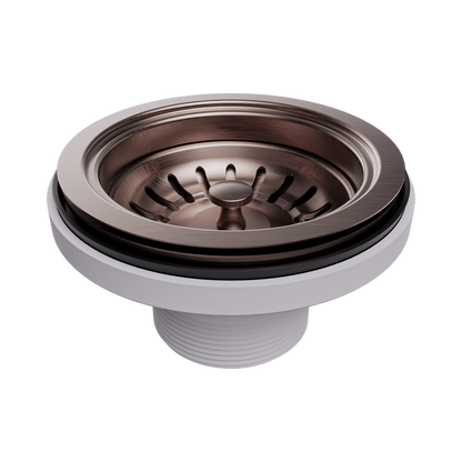Kitchen Sink Basket Waste Brushed Bronze