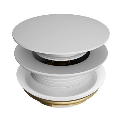 Short Pop Up Bath Waste 40mm