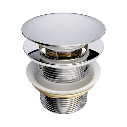 Pop Up Bath Waste 40mm With Overflow