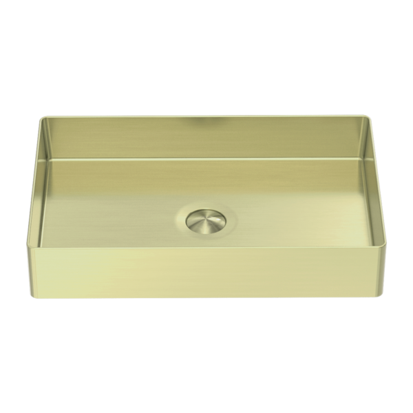 Nero Opal  Steel Basin Rectangular Brushed  NRB3555BG