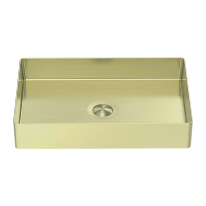 Nero Opal  Steel Basin Rectangular Brushed  NRB3555BG