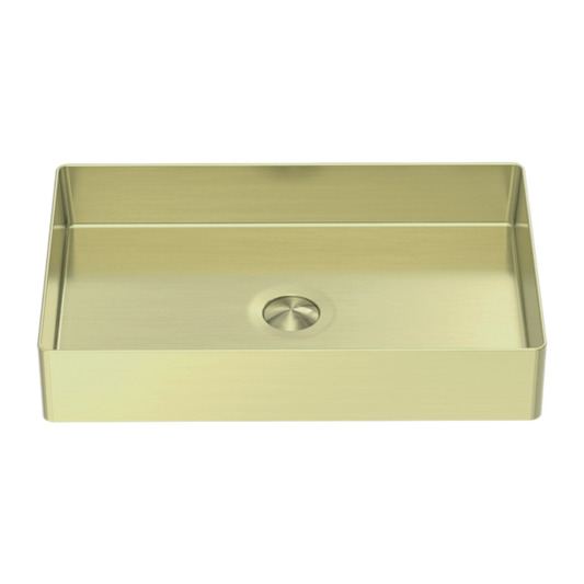 Nero Opal  Steel Basin Rectangular Brushed  NRB3555BG