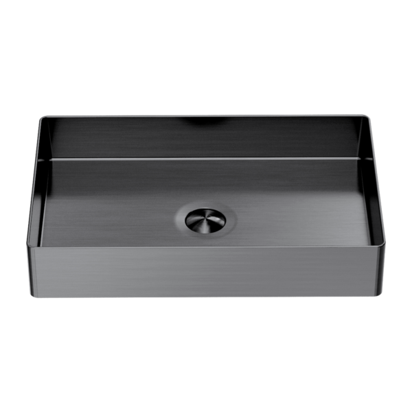 Nero Opal  Steel Basin Rectangular Graphite NRB3555GR