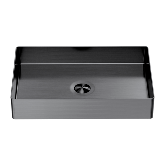 Nero Opal  Steel Basin Rectangular Graphite NRB3555GR