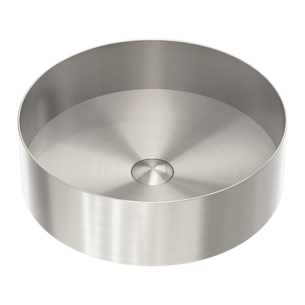 Nero Opal  Steel Basin Round  NRB401rBN