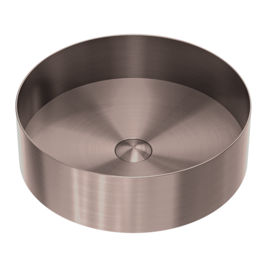 Nero Opal  Steel Basin Round  NRB401rBZ