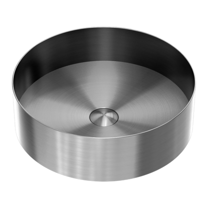Nero Opal  Steel Basin Round Graphite NRB401rGR