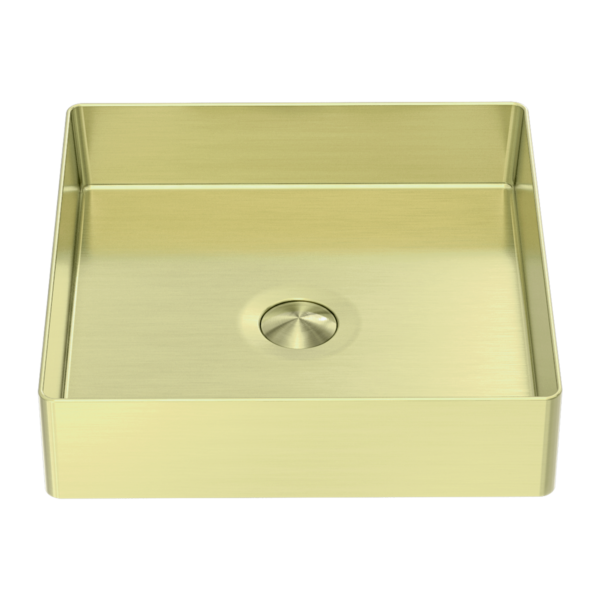 Nero Opal  Steel Basin Square Brushed  NRB401sBG