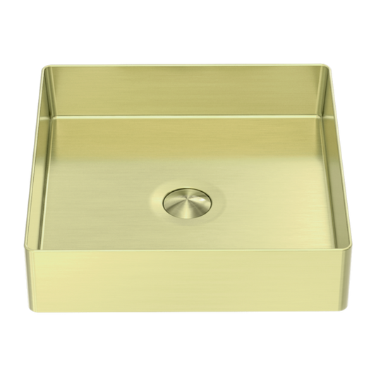 Nero Opal  Steel Basin Square Brushed  NRB401sBG