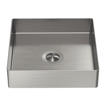 Nero Opal  Steel Basin Square  NRB401sBN