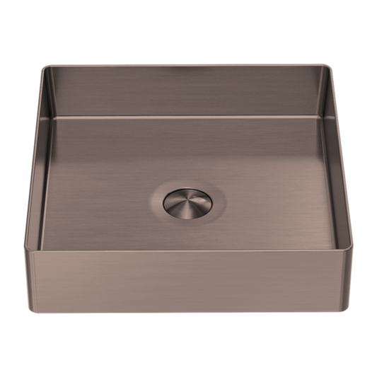 Nero Opal  Steel Basin Square  NRB401sBZ