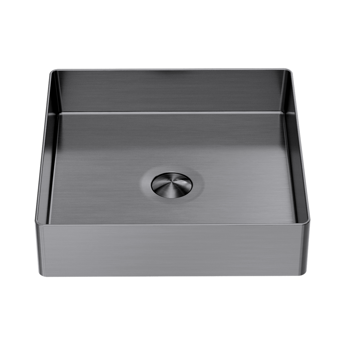 Opal Square 400mm Stainless Steel Basin Graphite