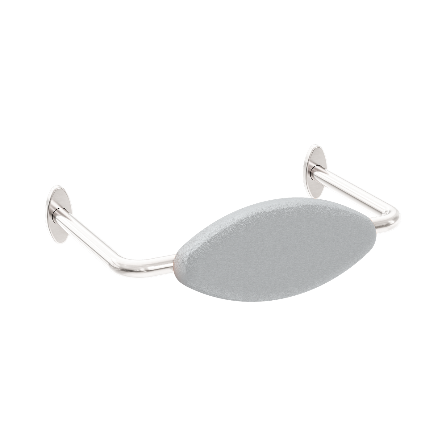 Mecca Care DDA Accessible Toilet Backrest Brushed Nickel