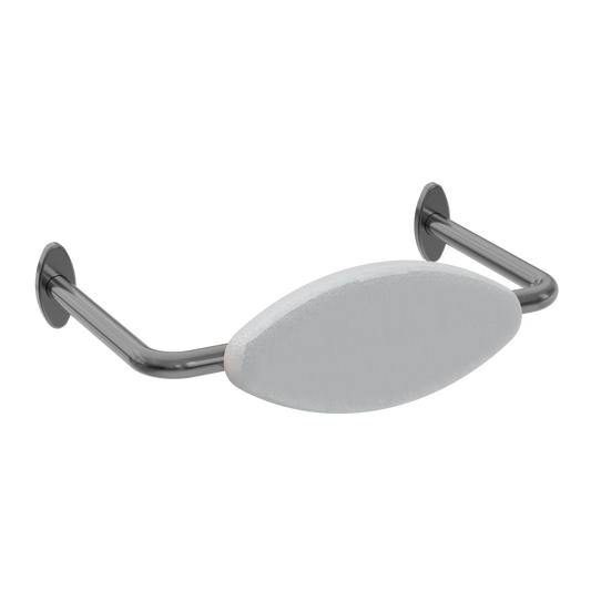 Nero Mecca Care DDA Toilet Backrest Gun Metal