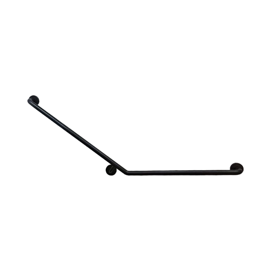 Classic Care SS304 800X700 140 Degrees Left Hand (Concealed Fixing) Matte Black
