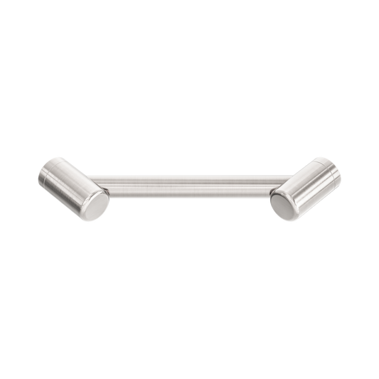 Mecca Care 25mm Footrest Corner Grab Rail 215mm Brushed Nickel