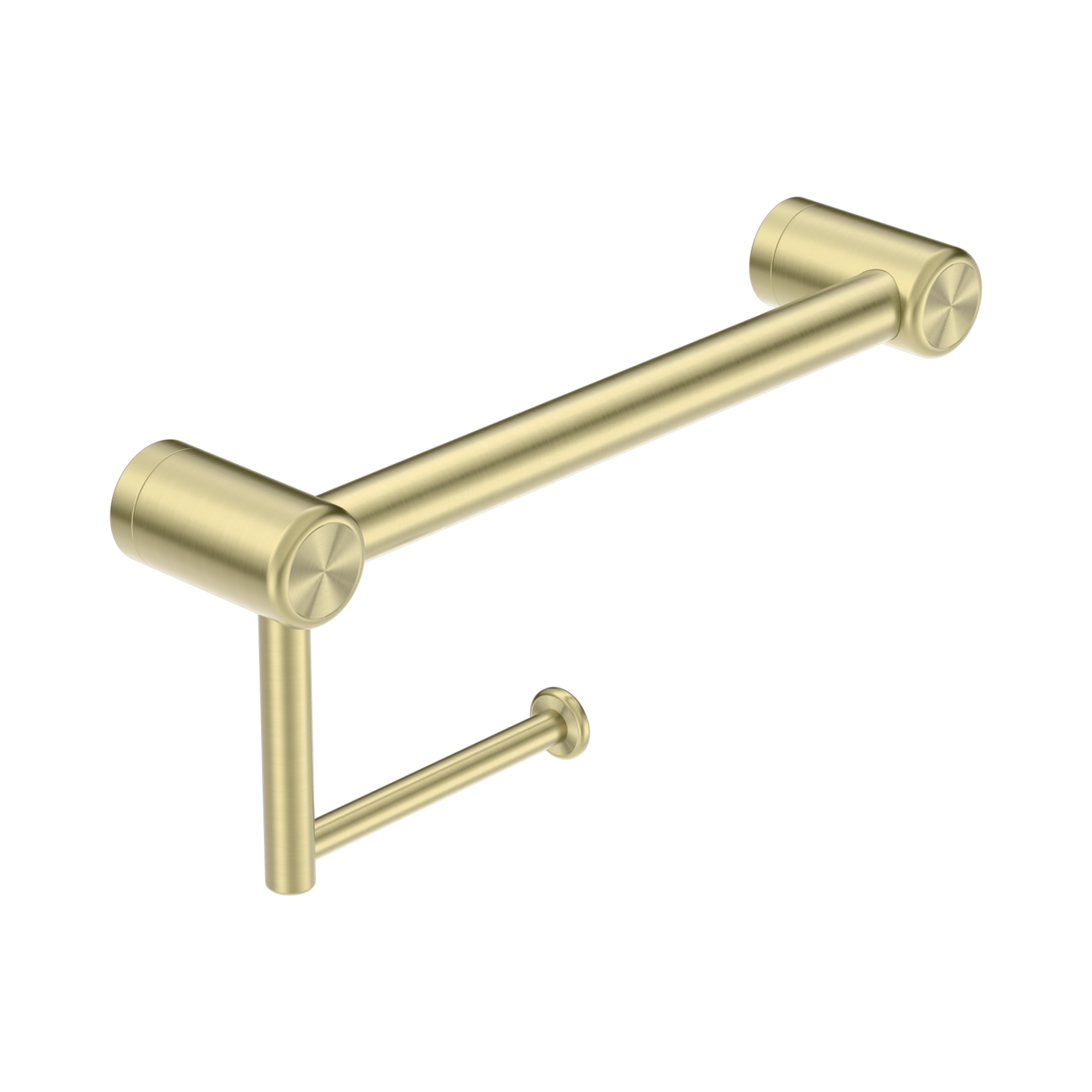 Mecca Care 25mm Toilet Roll Rail 300mm Brushed Gold