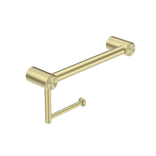 Nero Mecca Care 25mm Toilet Roll Rail 300mm Brushed