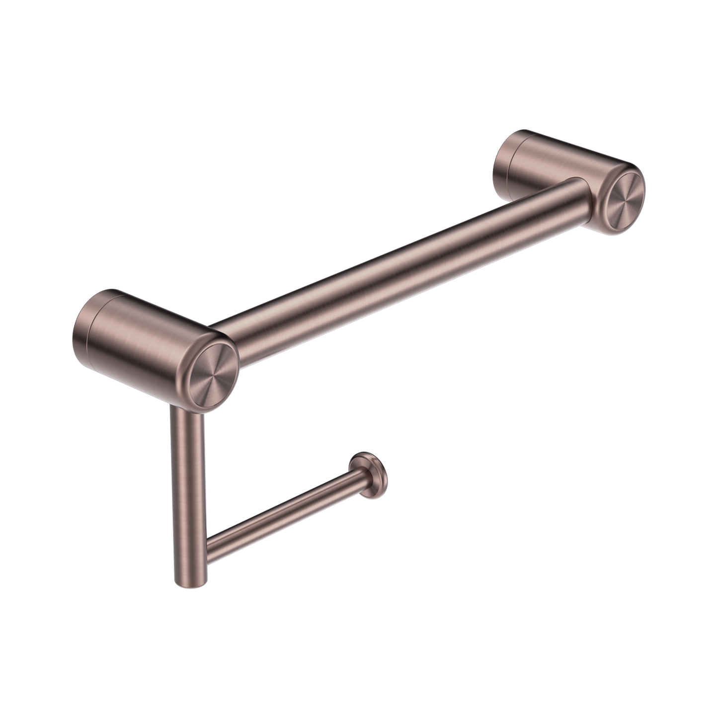 Mecca Care 25mm Toilet Roll Rail 300mm Brushed Bronze