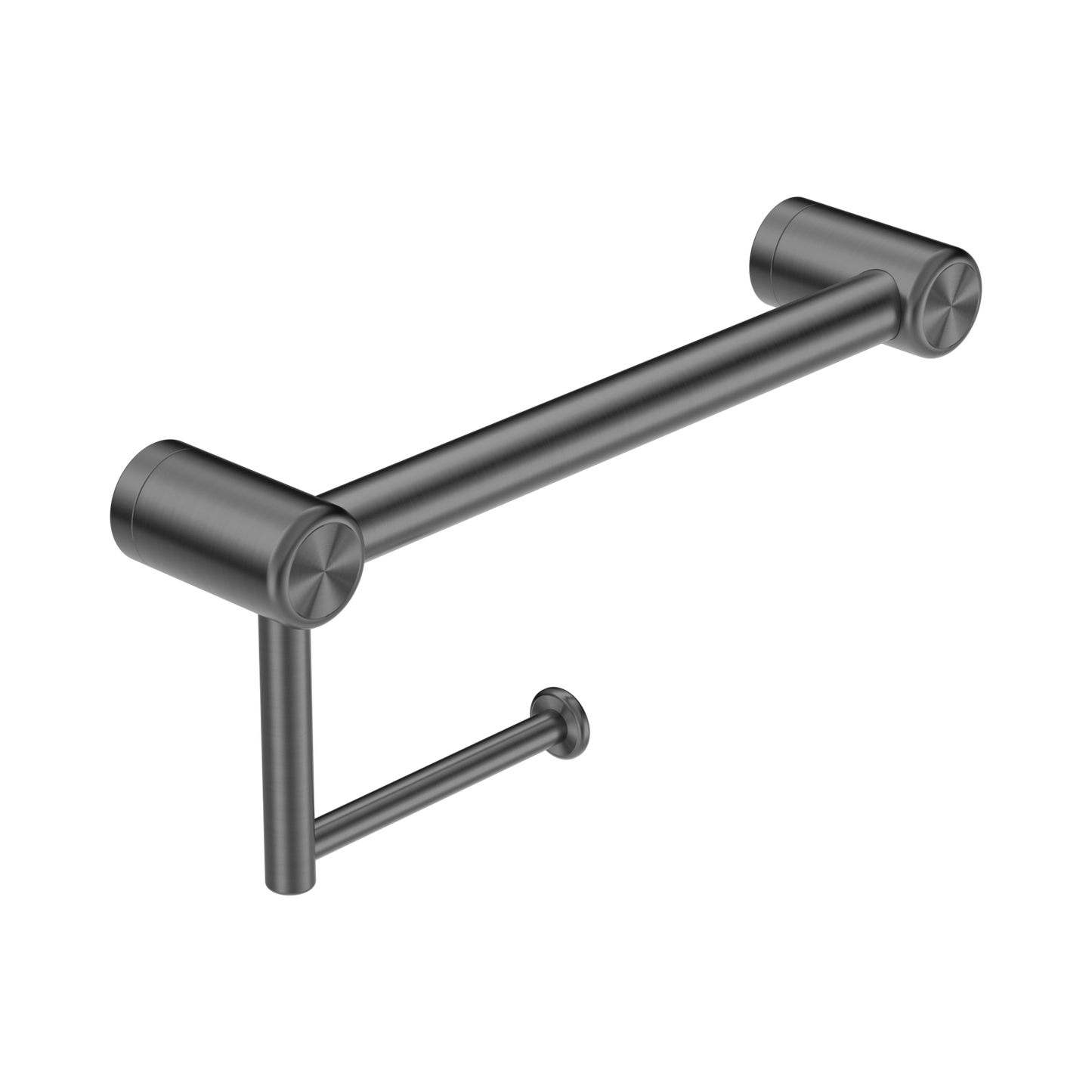 Mecca Care 25mm Toilet Roll Rail 300mm Gun Metal