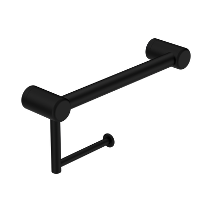Mecca Care 25mm Toilet Roll Rail 300mm Matte Black