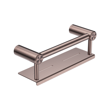 Nero Mecca Care 25mm Grab Rail With Shelf 300mm