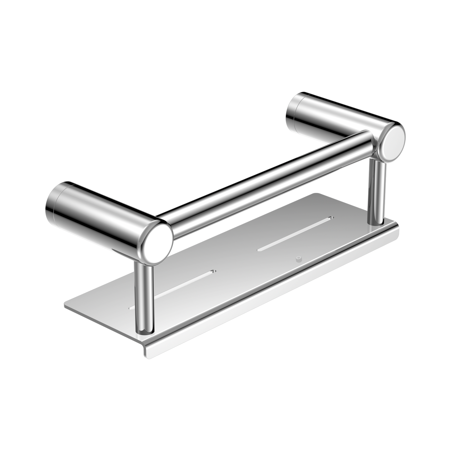 Mecca Care 25mm Grab Rail With Shelf 300mm Chrome