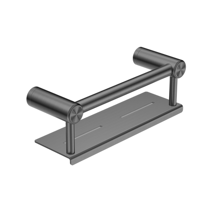 Nero Mecca Care 25mm Grab Rail With Shelf 300mm Gun Metal
