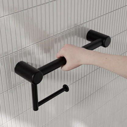 Nero Mecca Care 25mm Toilet Roll Rail 300mm