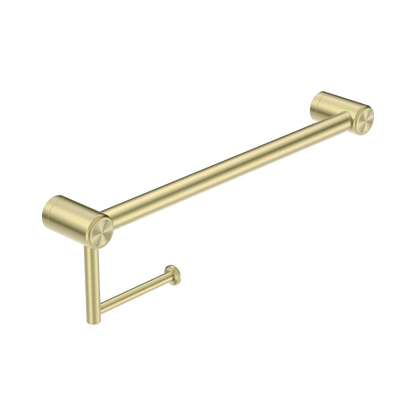 Mecca Care 25mm Toilet Roll Rail 450mm Brushed Gold