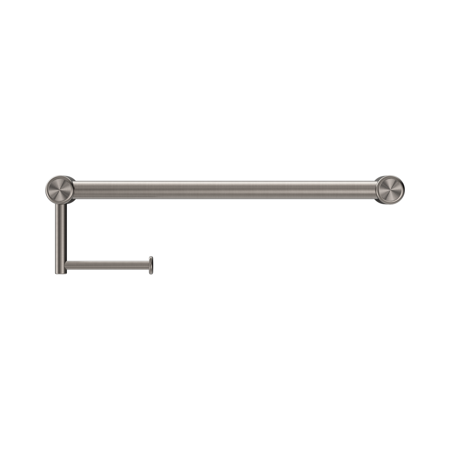 Mecca Care 25mm Toilet Roll Rail 450mm Brushed Nickel