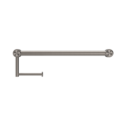 Mecca Care 25mm Toilet Roll Rail 450mm Brushed Nickel