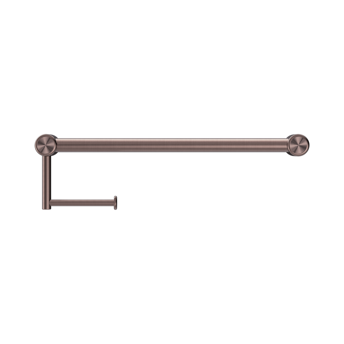 Mecca Care 25mm Toilet Roll Rail 450mm Brushed Bronze