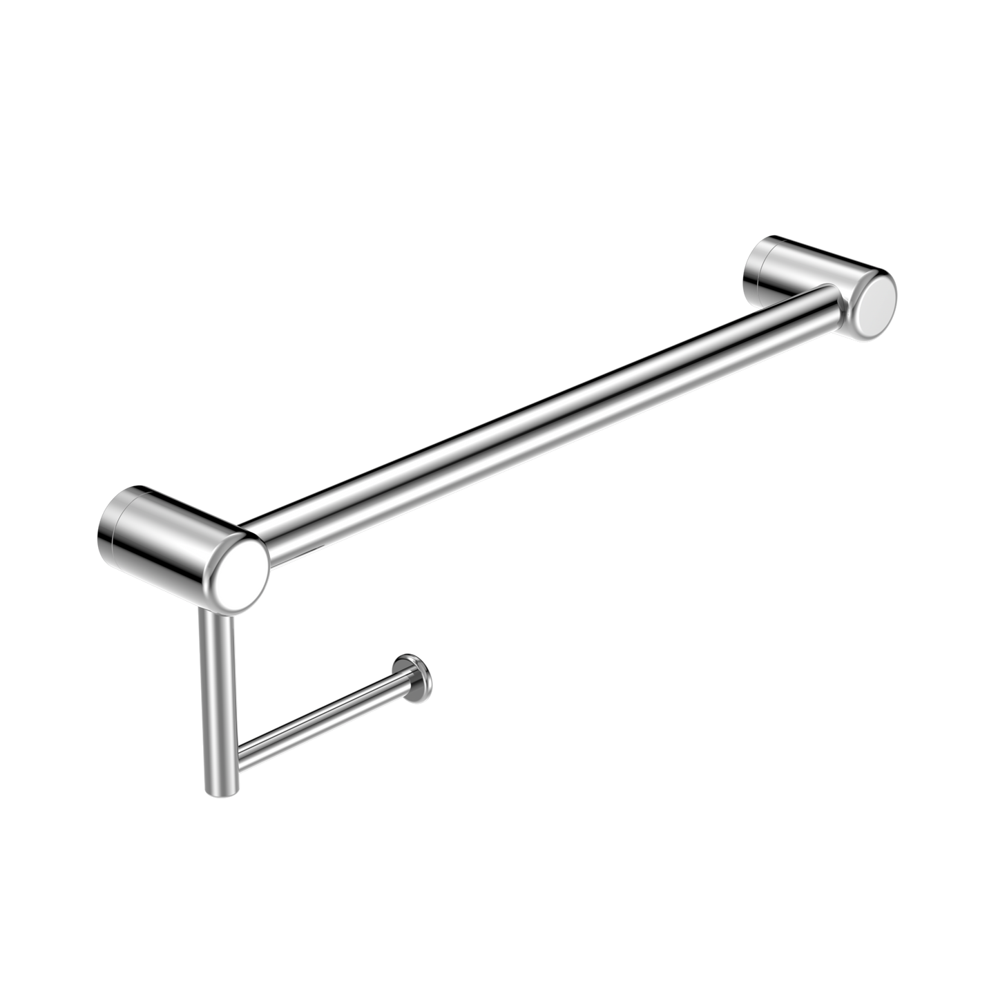Nero Mecca Care 25mm Toilet Roll Rail 450mm Chrome