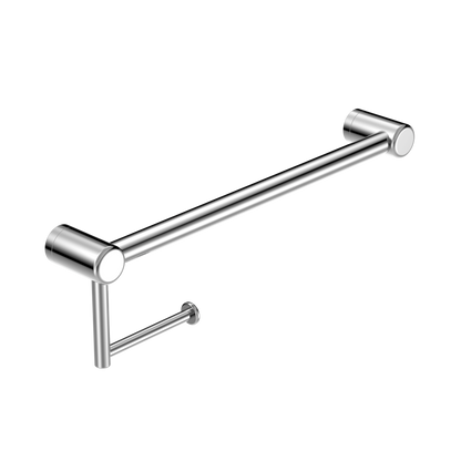 Nero Mecca Care 25mm Toilet Roll Rail 450mm Chrome