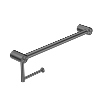 Nero Mecca Care 25mm Toilet Roll Rail 450mm Gun Metal