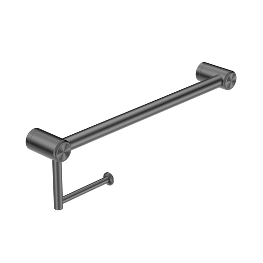 Nero Mecca Care 25mm Toilet Roll Rail 450mm Gun Metal