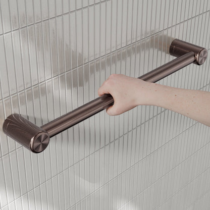 Nero Mecca Care 25mm Grab Rail 450mm Brushed Bronze