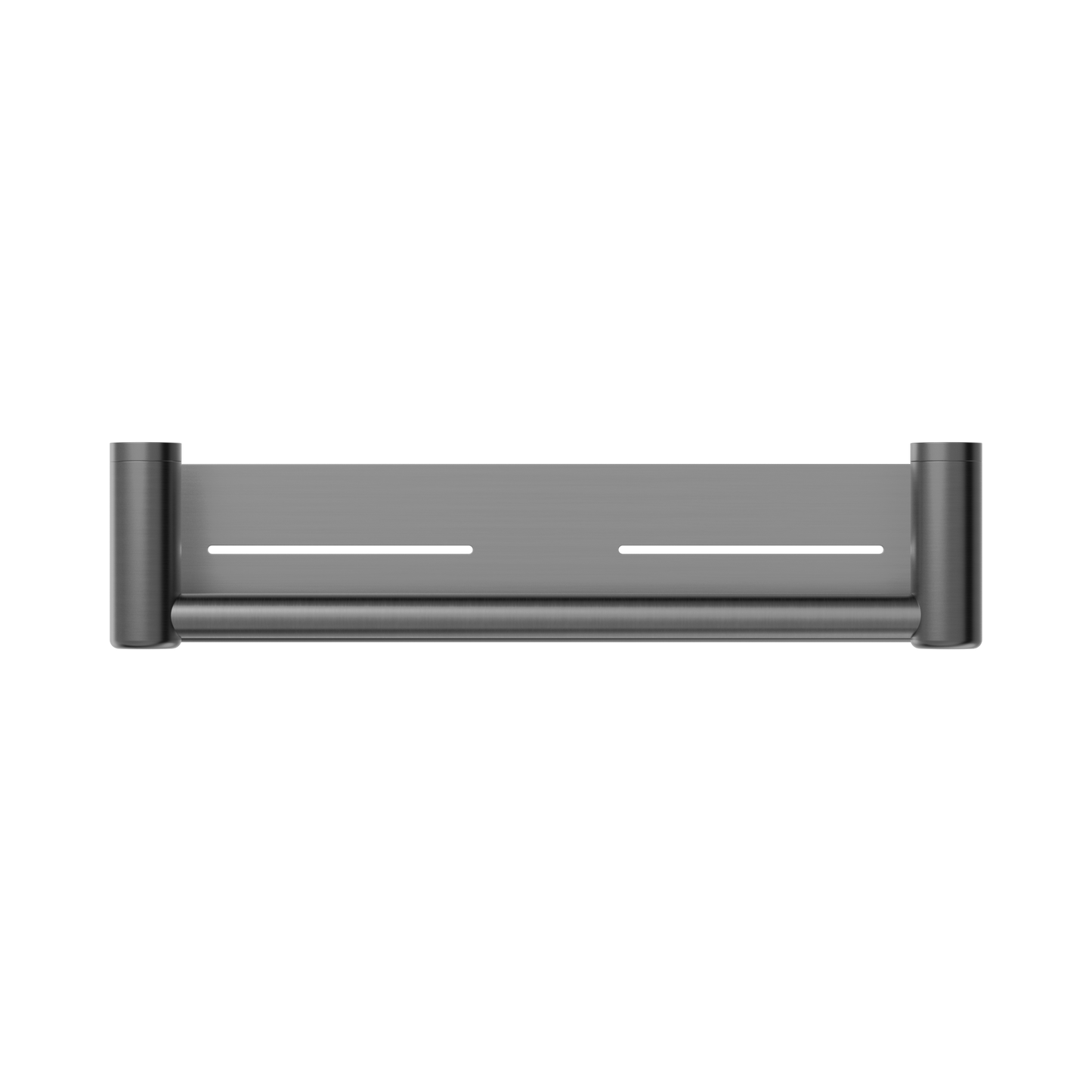 Mecca Care 25mm Grab Rail With Shelf 450mm Gun Metal