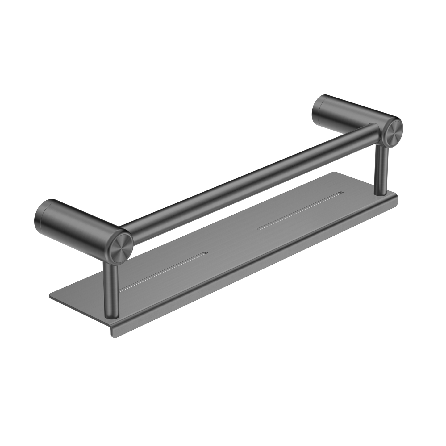 Nero Mecca Care 25mm Grab Rail With Shelf 450mm Gun Metal