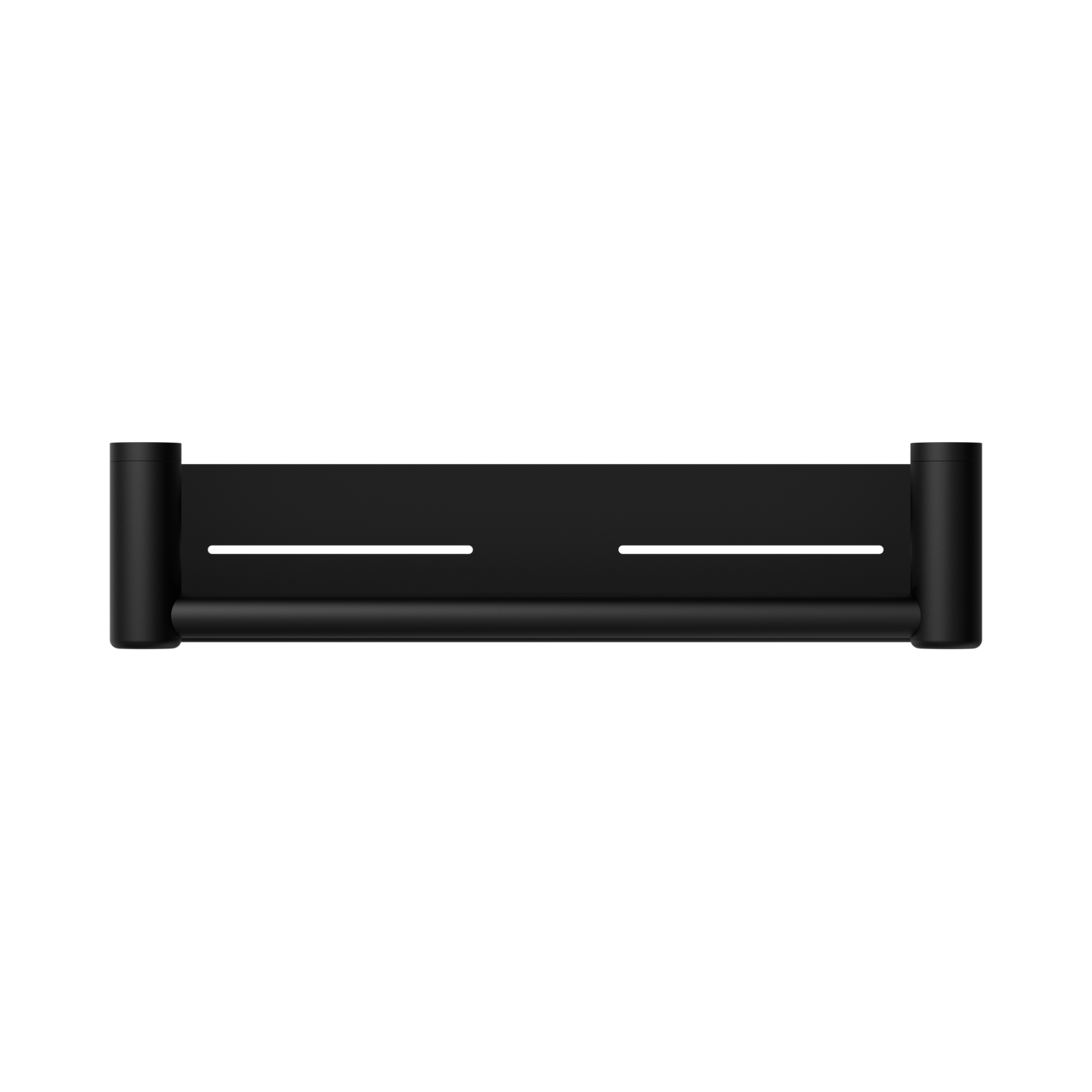 Mecca Care 25mm Grab Rail With Shelf 450mm Matte Black