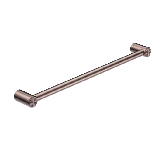 Nero Mecca Care 25mm Grab Rail 600mm Brushed Bronze