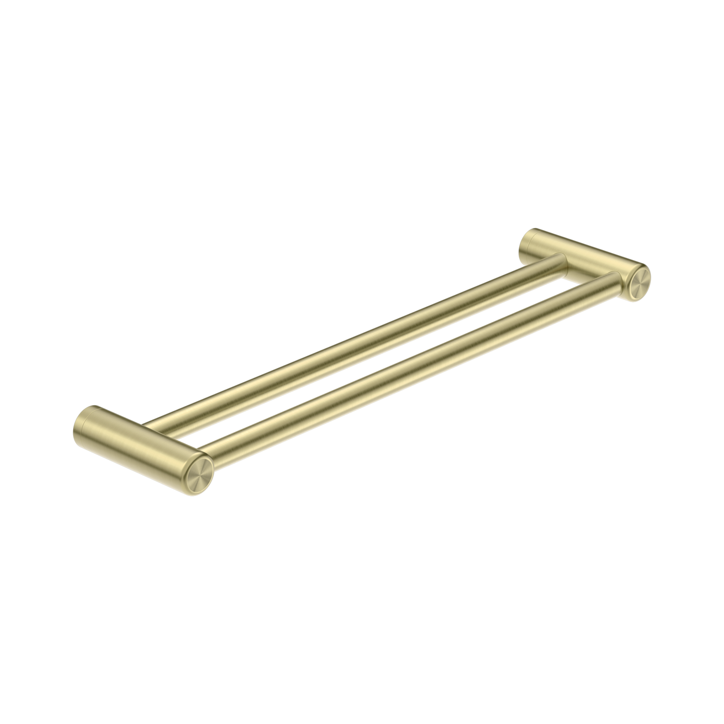 Mecca Care 25mm Double Towel Grab Rail 600mm Brushed Gold