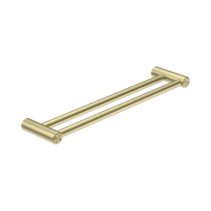 Mecca Care 25mm Double Towel Grab Rail 600mm Brushed Gold